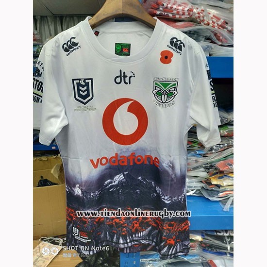 Camiseta Nueva Zelandia Warriors Rugby 2019 Conmemorative